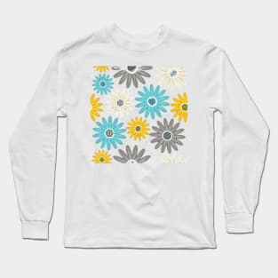 Mixed daisy flowers Long Sleeve T-Shirt